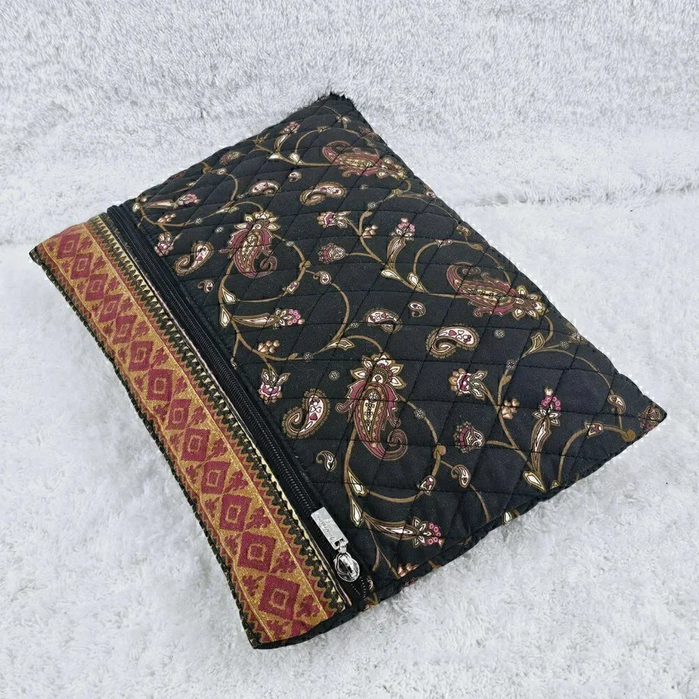 Americana by Sharif Quilted Large Cosmetic Bag